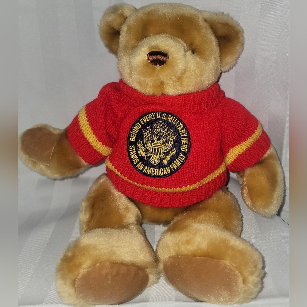 Wayloo Plush Bear 12" Military Family